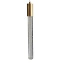 Ver imagem 2 de Lustre Pendente Bolha Cristal Tubo Dourada Led 5w 36cm 3000k Bivolt