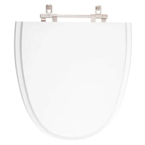 Tampa de Vaso em MDF Aloha Branco para bacia Celite