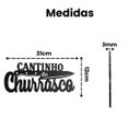 Ver imagem 2 de Placa Cantinho do Churrasco MDF Decoração Churrasqueira Área Gormet Cozinha