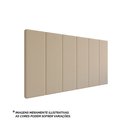 Ver imagem 2 de Cabeceira Lisa Solteiro Estofada Suede Espuma Premium Modulada Conforto e Design - Areia