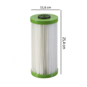 Ver imagem 3 de Refil Plissado Lavável Polyflex P/ Filtros Big 10" 50 Micra