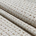 Ver imagem 4 de Tapete Sala Quarto Quadriculado Minimalista Base Antiderrapante 1,40m X 2,00m Rústico Bege