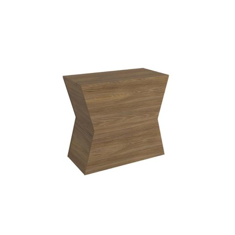 Base de Mesa P/ Cozinha Tília Ba19 Madeirado S/ Tampo Nogueira - Kappesberg