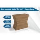 Ver imagem 2 de Base de Mesa P/ Cozinha Tília Ba19 Madeirado S/ Tampo Nogueira - Kappesberg