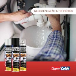 Borracha Líquida Spray 400ml 240g Chemicolor - 4
