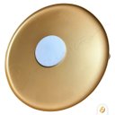 Ver imagem 6 de Lustre Pendente Dot Slim Redondo 55cm LED 3000k 19W Bivolt Dourado Fosco