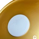 Ver mais imagens de Lustre Pendente Dot Slim Redondo 55cm LED 3000k 19W Bivolt Dourado Fosco