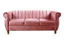 Ver imagem 1 de Sofá Realeza 3 Lugares Cor:Suede Rosa 280