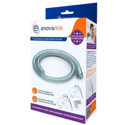 Traqueia para Inalador Ultrassonico com 2 Mascaras Enovamix