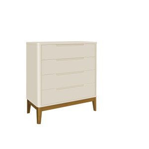 Cômoda 4 Gavetas Boom Classic - Reller Comôda Boom Classic Areia Fosco