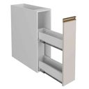 Ver imagem 2 de Armário Multiuso Balcão 1 Gaveta 20x53 cm Porta Temperos Vitória Rimo Branco/Off White Móveis Rimo