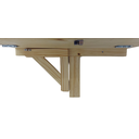 Ver imagem 3 de Prateleira Mesa Meia Lua Parede Dobrável Retrátil Articulada