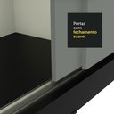 Ver mais imagens de Guarda-roupa Casal Madesa Reno 3 Portas de Correr de Espelho