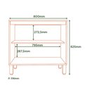 Ver imagem 4 de Balcao Gloria 0,80 Cm Reto Bgl01 [263519] Visão