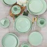 Aparelho Jantar Decorato Haus Concept 20 Pçs Cerâmica Verde - 9
