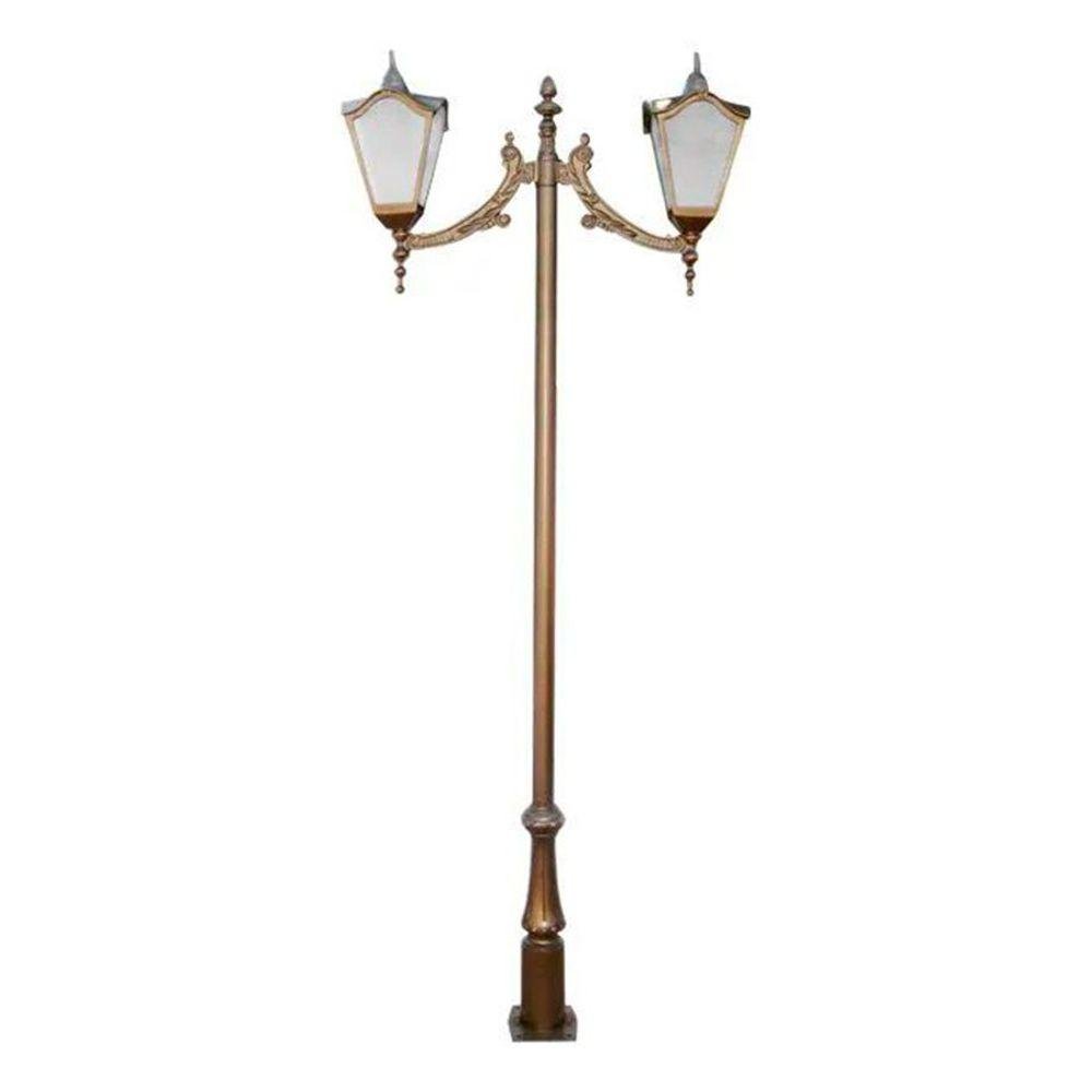 Poste Liverpool para Jardim de Alumínio 02 Luminária 3,15m