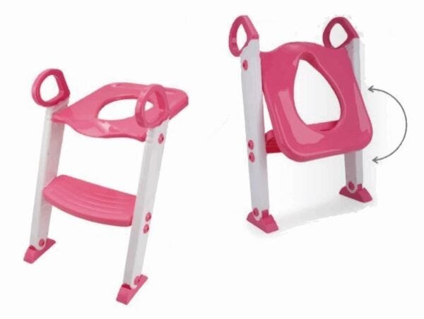 Assento Com Redutor Escada Trono Infantil Para Menina Clingo - 2