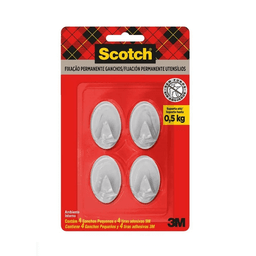 Gancho Pequeno Scotch com 4un 3m - 1