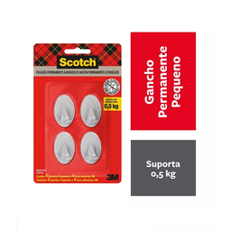 Gancho Pequeno Scotch com 4un 3m - 2