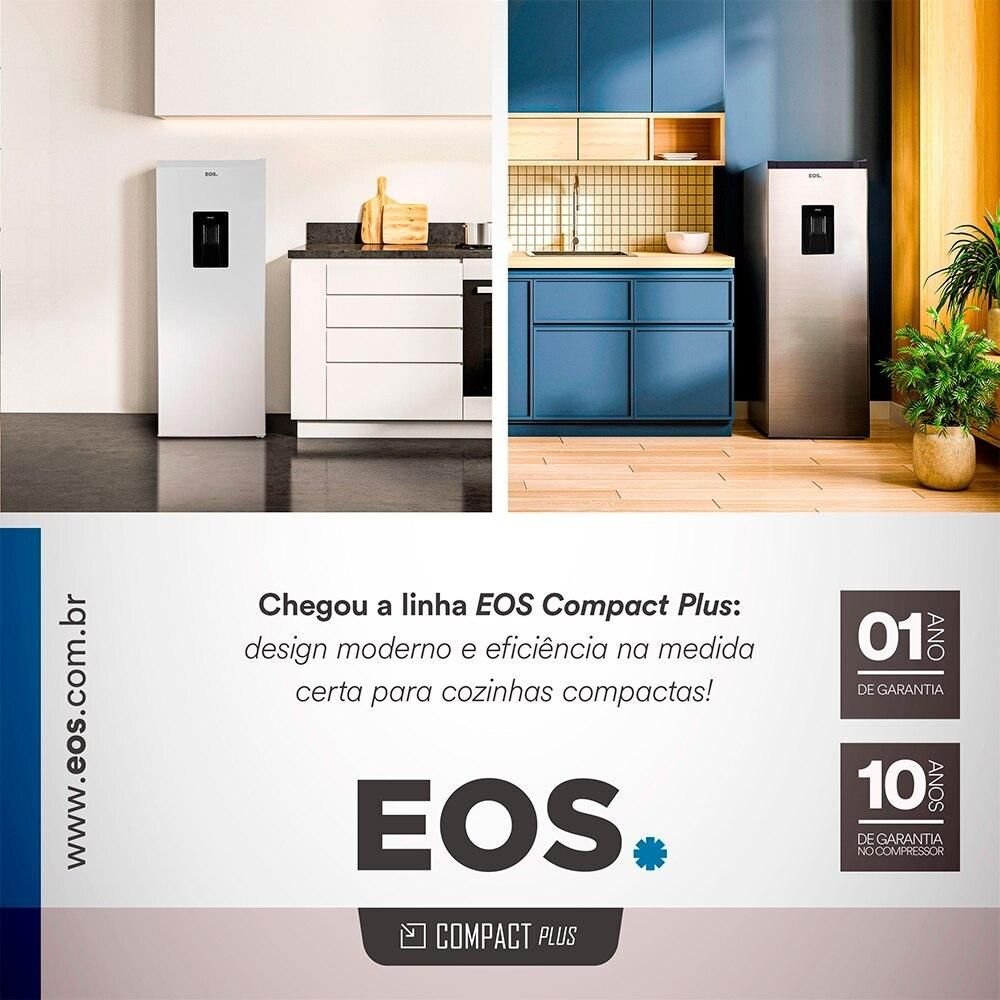 Geladeira Eos 190 Litros com Dispenser de Água na Porta Inox Erv200s 110v - 7