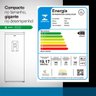 Geladeira Eos 190 Litros com Dispenser de Água na Porta Inox Erv200s 110v - 2