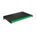 Ver imagem 1 de Bandeja Prateleira 40x73 para Gôndolas New Plus Preta com Porta Etiquetas Verde Escuro - Sa Gô