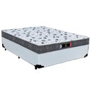 Ver imagem 1 de Cama Box Casal 138X188X60 Resistente Pró D28 Ortopédica Espuma Branco Prime Colchões