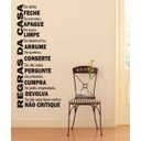 Ver imagem 1 de Adesivos Decorativos de Parede Frases Educação Regras da Casa