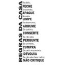 Ver imagem 2 de Adesivos Decorativos de Parede Frases Educação Regras da Casa