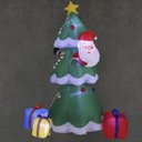 Ver imagem 5 de Arvore Natal Inflavel Papai Noel Natalina Luz Led Presentes Enfeite Loja Shopping Casa Comercio Fest