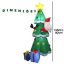 Ver imagem 3 de Arvore Natal Inflavel Papai Noel Natalina Luz Led Presentes Enfeite Loja Shopping Casa Comercio Fest