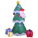 Ver imagem 4 de Arvore Natal Inflavel Papai Noel Natalina Luz Led Presentes Enfeite Loja Shopping Casa Comercio Fest