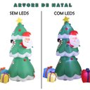 Ver imagem 6 de Arvore Natal Inflavel Papai Noel Natalina Luz Led Presentes Enfeite Loja Shopping Casa Comercio Fest