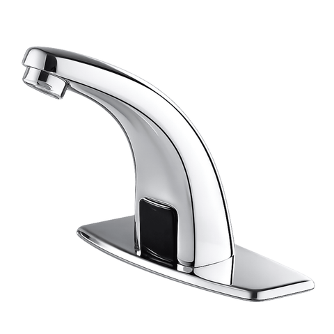 Torneira Banheiro Automática com Sensor de Presença Bivolt Prateado Cromado