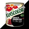 Tinta Esmalte Sintetico Brilhante 3,6ml Lukscolor Cores - Preto - 1