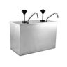 Dispenser Dosador Duplo de Molho ou Condimento em Aço Inox 6 Litros - 1