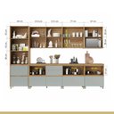 Ver mais imagens de Cozinha 10 Peças 100% Mdf Rainha Gourmet Nature-verde
