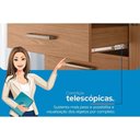 Ver imagem 6 de Guarda Roupa 2 Peças (1guardaroupa+1cômoda) Qc362 Jatobá/grafite - Santos Andirá