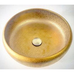 Cuba Evier Old Gold Banheiro Apoio Luxo 41x15 Ouro Velho - 5