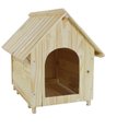 Ver imagem 1 de Casa Cachorro Pet Madeira 57x55 Casinha Cachorro Porte Médio