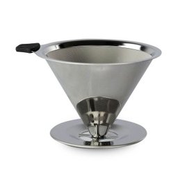 Filtro de Café Aço Coador Inox Reutilizável Permanente Ecológico - 1
