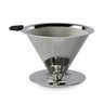 Filtro de Café Aço Coador Inox Reutilizável Permanente Ecológico - 1