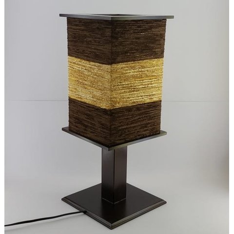 Lindo Abajur Luminária Rustico de Mesa Decoração