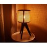 Abajur Tripé Rustico Mesa Sala Quarto Decoração Iluminação - 1
