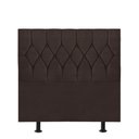 Ver imagem 1 de Cabeceira Estofada Istambul Capitonê 100cm Solteiro Box Quarto Suede Marrom - Gat Magazine