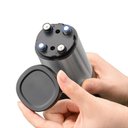 Ver imagem 2 de Moedor Eletrico de Sal Pimenta Temperos Triturador Pilhas Aço Inox