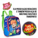 Ver imagem 3 de Lancheira Térmica Escolar Gato Galactico Azul e Verde