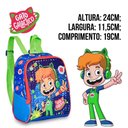 Ver imagem 2 de Lancheira Térmica Escolar Gato Galactico Azul e Verde