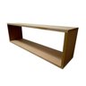 Nicho Retangular MDF Crú 80x25x20 Cm-100%mdf 15mm - 6