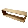 Nicho Retangular MDF Crú 80x25x20 Cm-100%mdf 15mm - 5